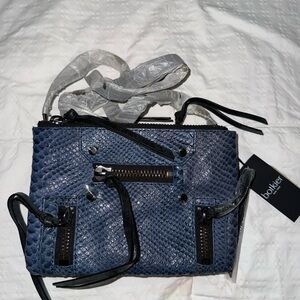 Botkier Blue Textured Crossbody Bag- Brand New- Never used, with tags